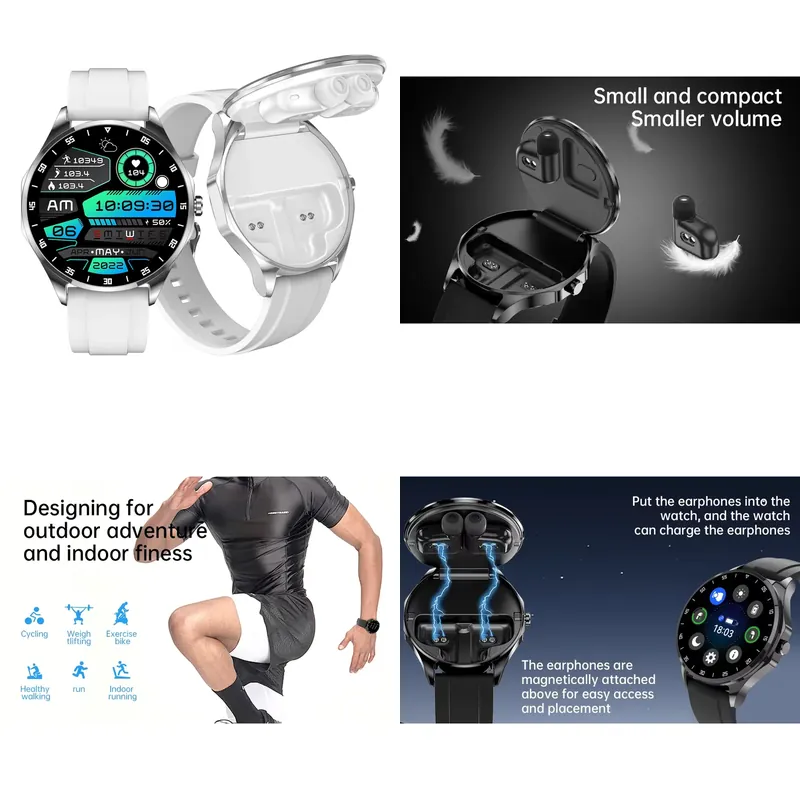 Smart Watch - Smartwatch OEM Amoled 1.43'' z słuchawkami