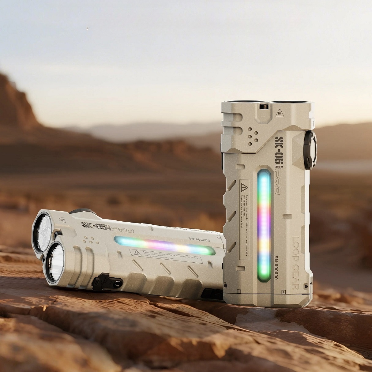 Power Bank - Wielofunkcyjna latarka LED LOOP MAO Flat