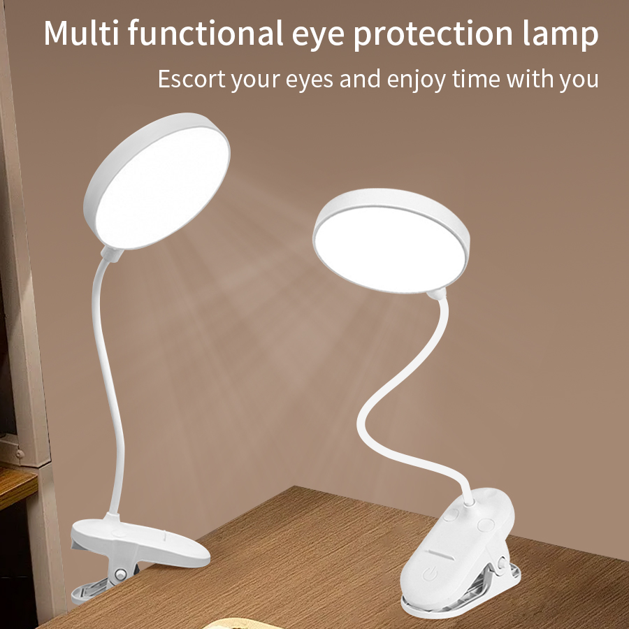 Phone Holder - Lampka biurkowa LED z klipsem 360