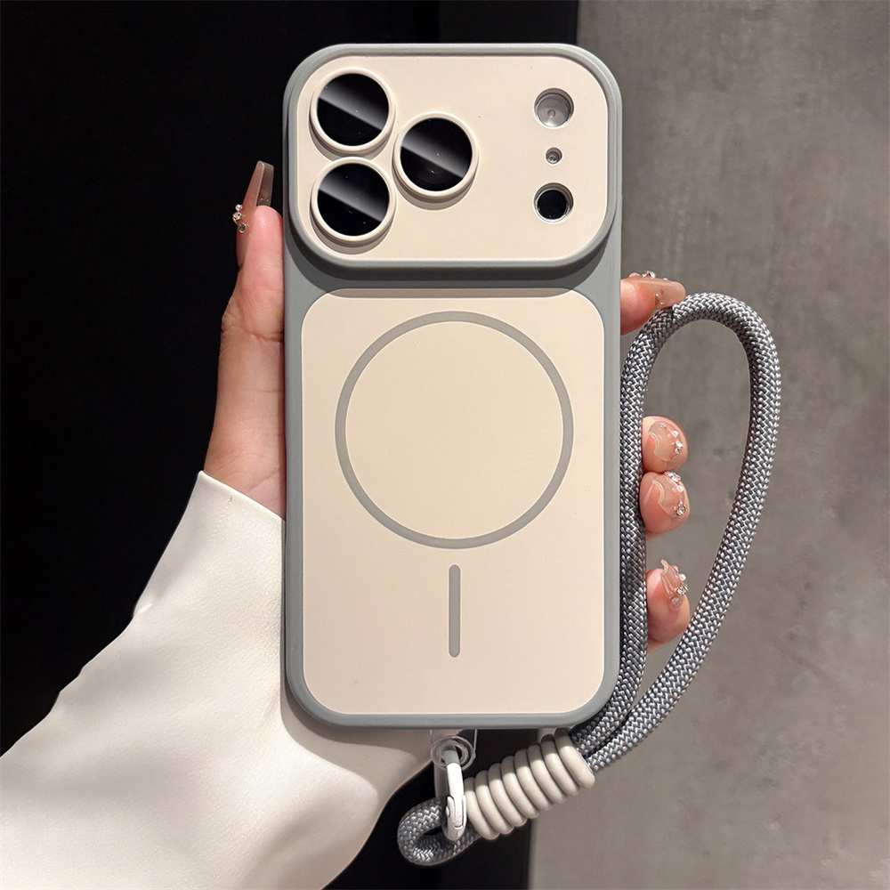 Wireless Charger - Luksusowy smyczek do matowego etui na