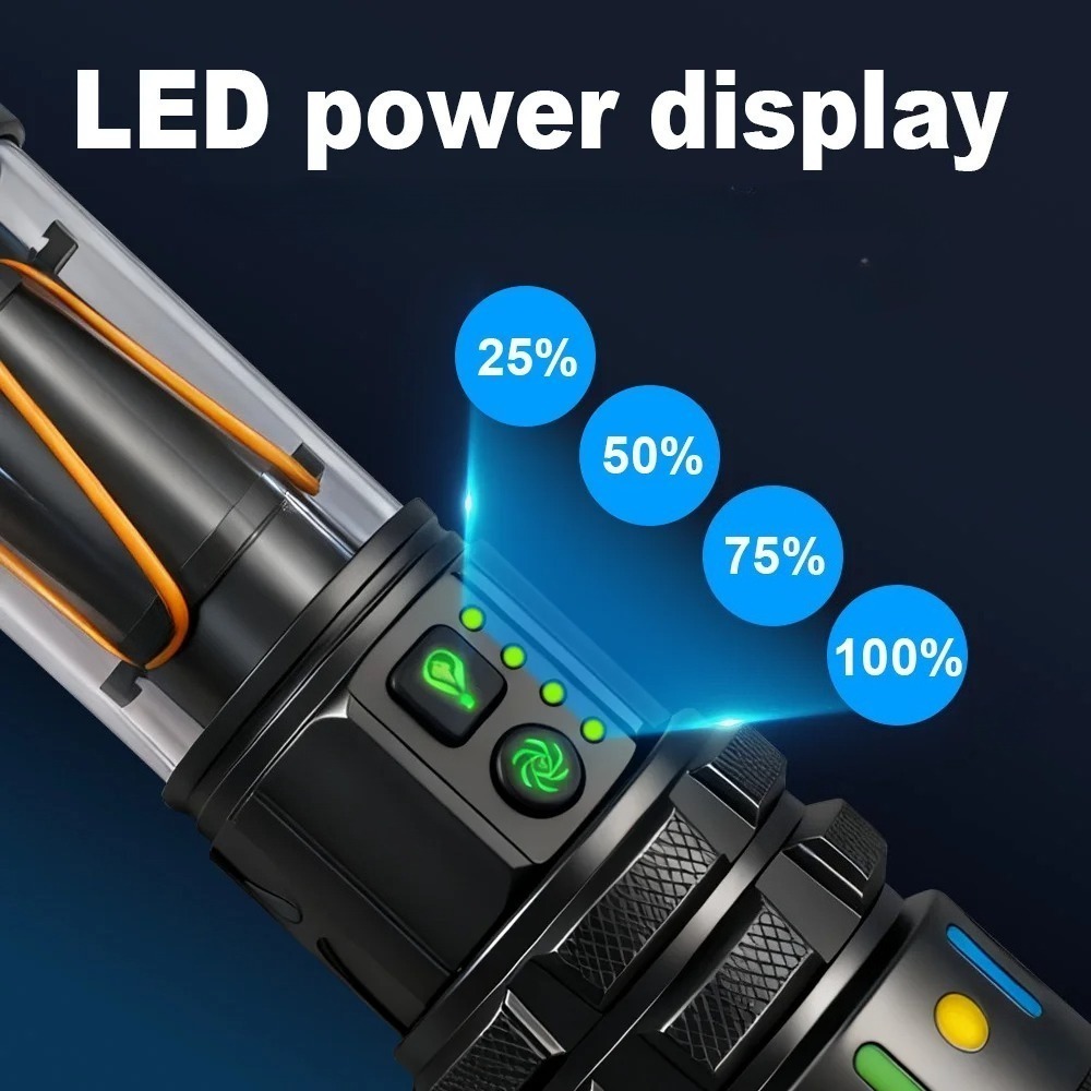 Mocna, ultra jasna latarka LED – Power Bank recenzja i cena