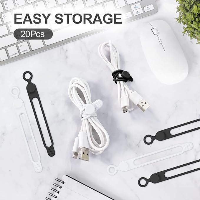 10 szt. silikonowych opasek na – Cable Organizer recenzja i cena
